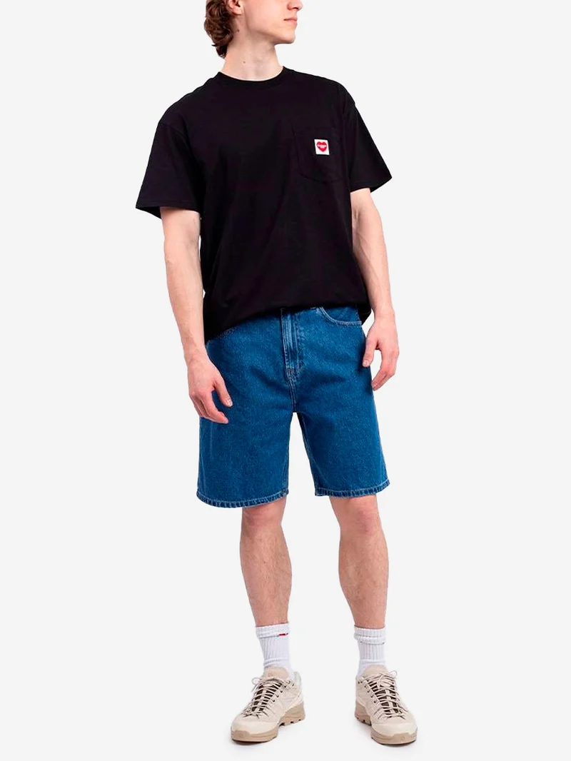 Nolan shorts in denim blu