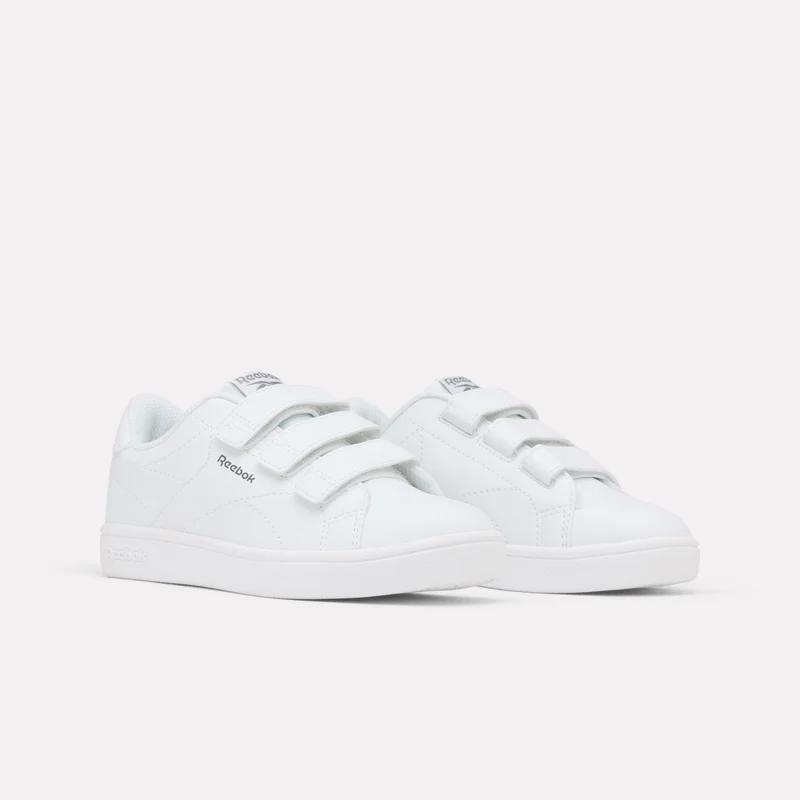 Court Clean Hook & Loop Straps Kids' Trainers