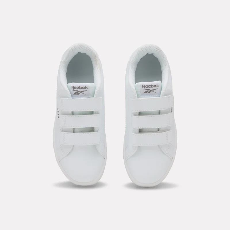 Court Clean Hook & Loop Straps Kids' Trainers