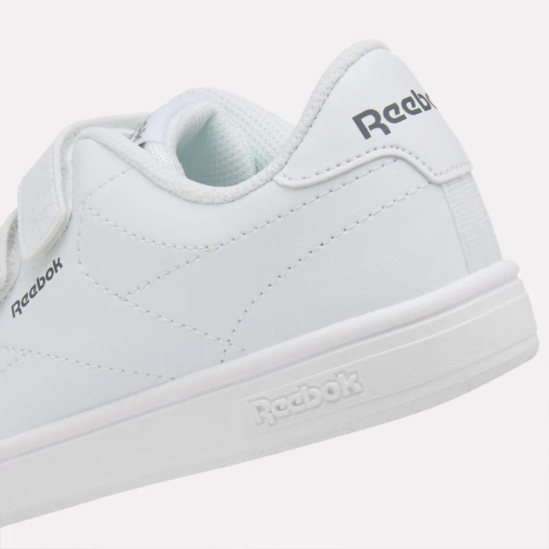 Court Clean Hook & Loop Straps Kids' Trainers