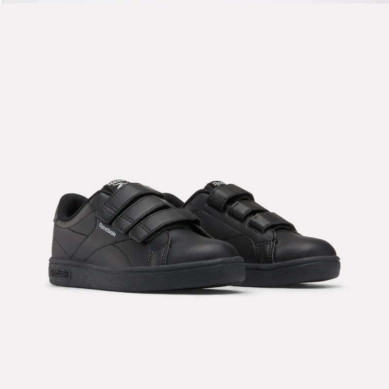 Court Clean Hook & Loop Straps Kids' Trainers