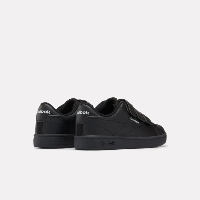 Court Clean Hook & Loop Straps Kids' Trainers