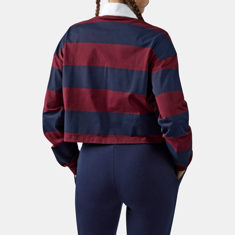 Elevated Varsity Cropped Rugby Women's T-Shirt