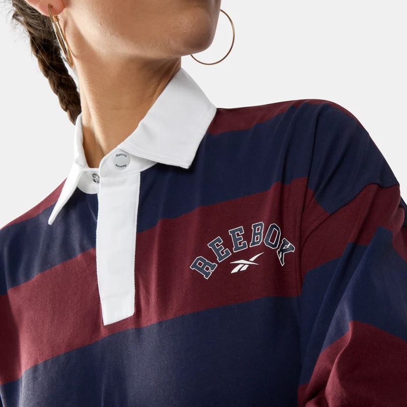 Elevated Varsity Cropped Rugby Women's T-Shirt