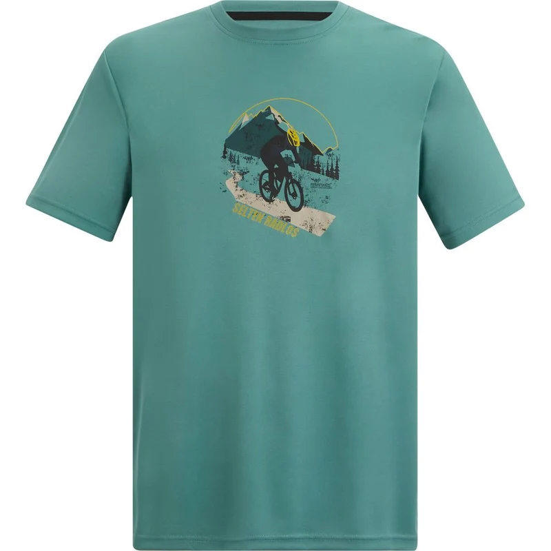 Regatta Fingal Slogan T-Shirt Herren arctic