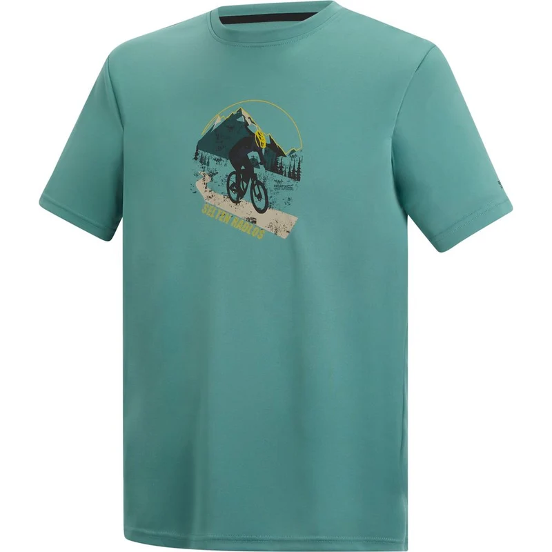 Regatta Fingal Slogan T-Shirt Herren arctic