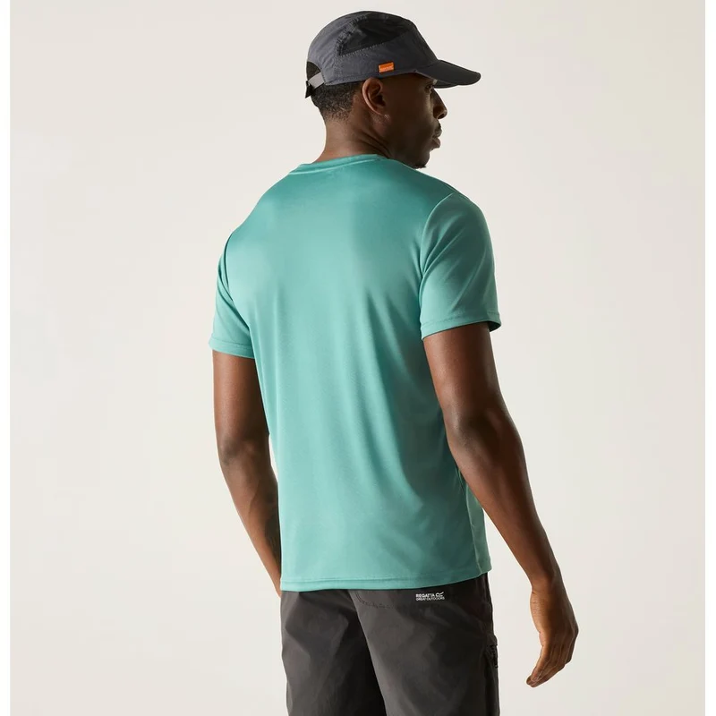 Regatta Fingal Slogan T-Shirt Herren arctic