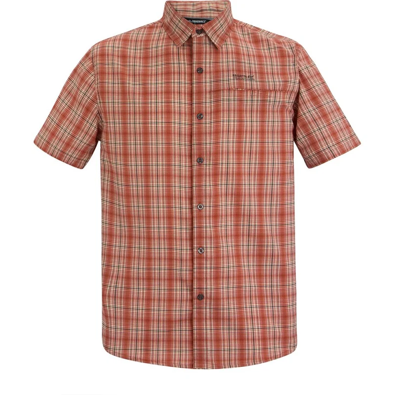 Regatta Begarno Kurzarmhemd Herren brick-check