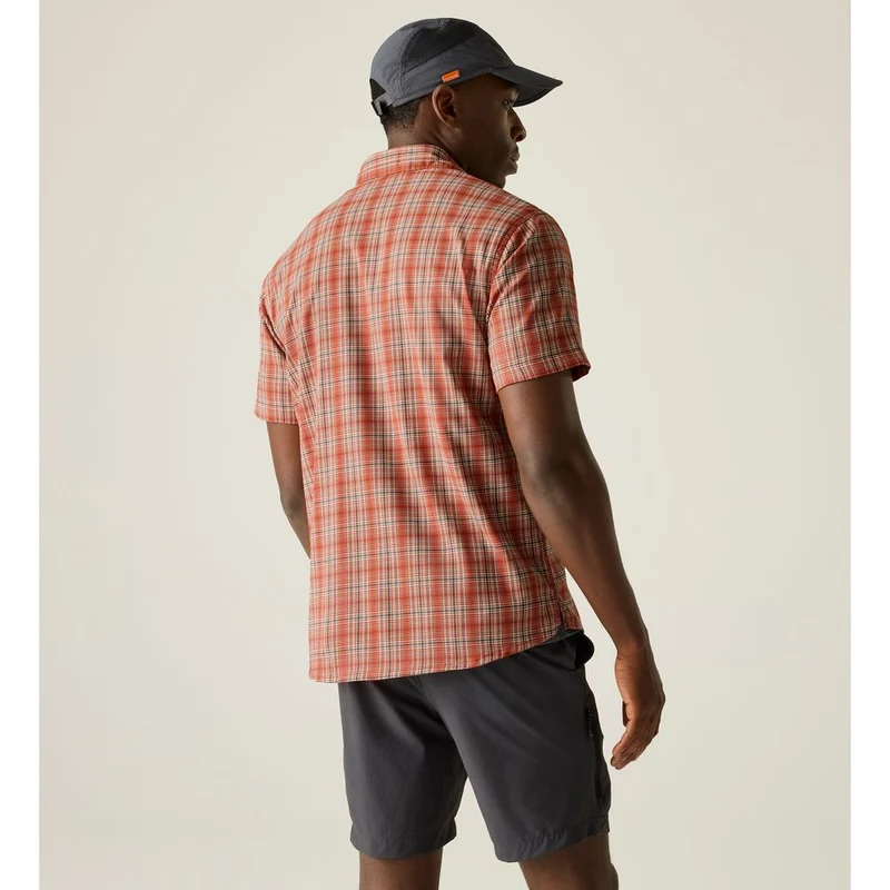 Regatta Begarno Kurzarmhemd Herren brick-check