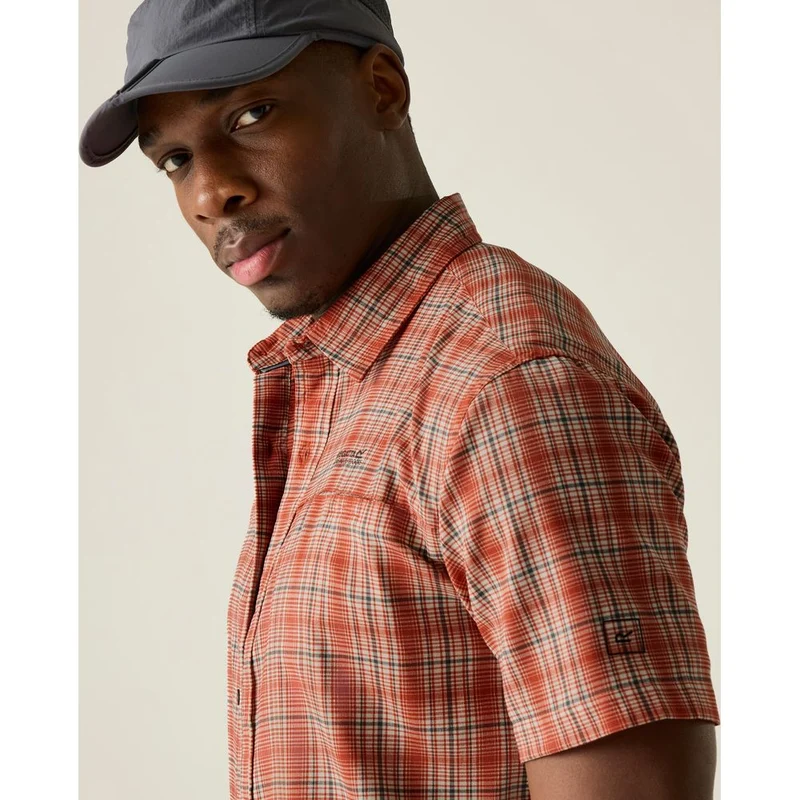 Regatta Begarno Kurzarmhemd Herren brick-check