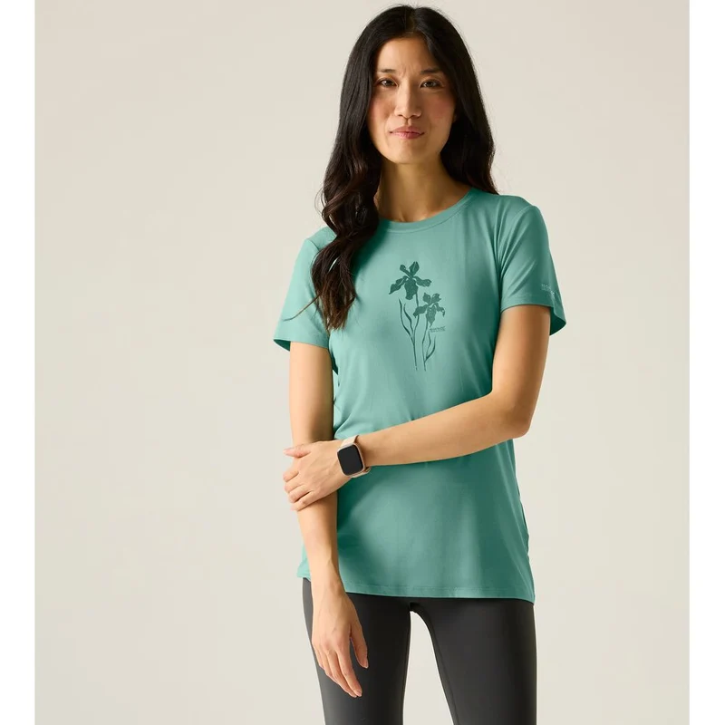 Regatta Fingal Stretch Funktionsshirt Damen ivy-moss
