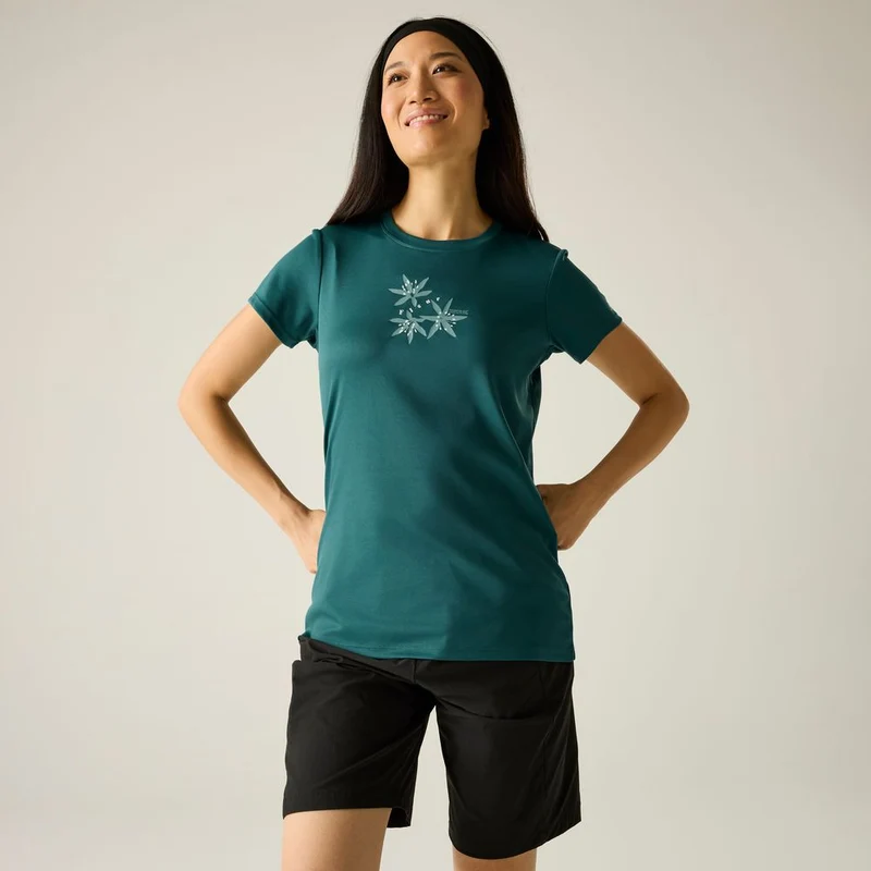 Regatta Fingal Funktionsshirt Damen mediterranea