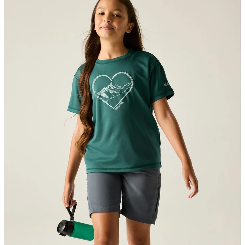Regatta Aria Funktionsshirt Kinder mediterranea