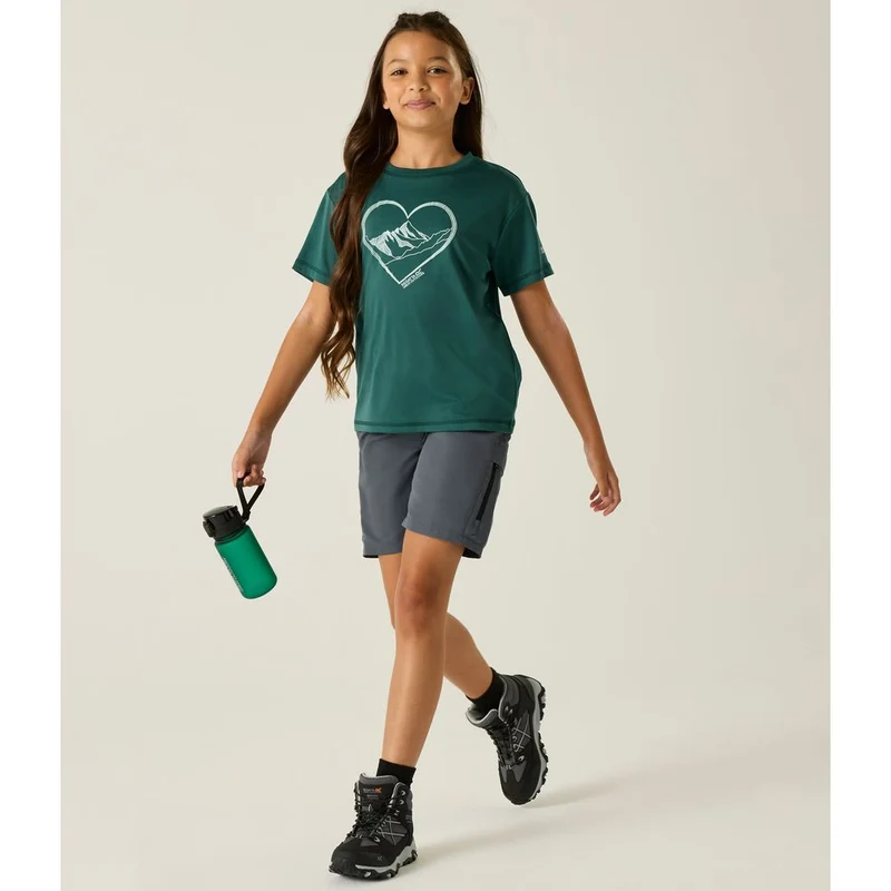 Regatta Aria Funktionsshirt Kinder mediterranea