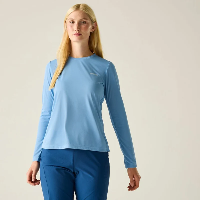Regatta Mindo Anti-Insect Langarmshirt Damen washed-denim