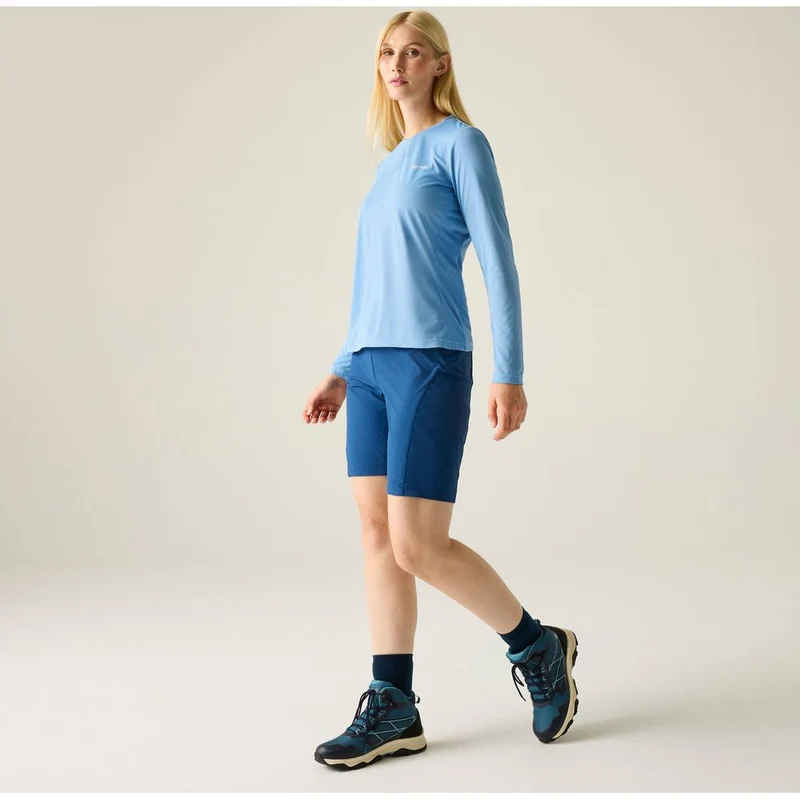 Regatta Mindo Anti-Insect Langarmshirt Damen washed-denim