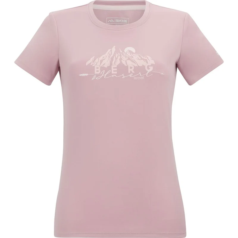 Regatta Slogan Funktionsshirt Damen powder-lilac