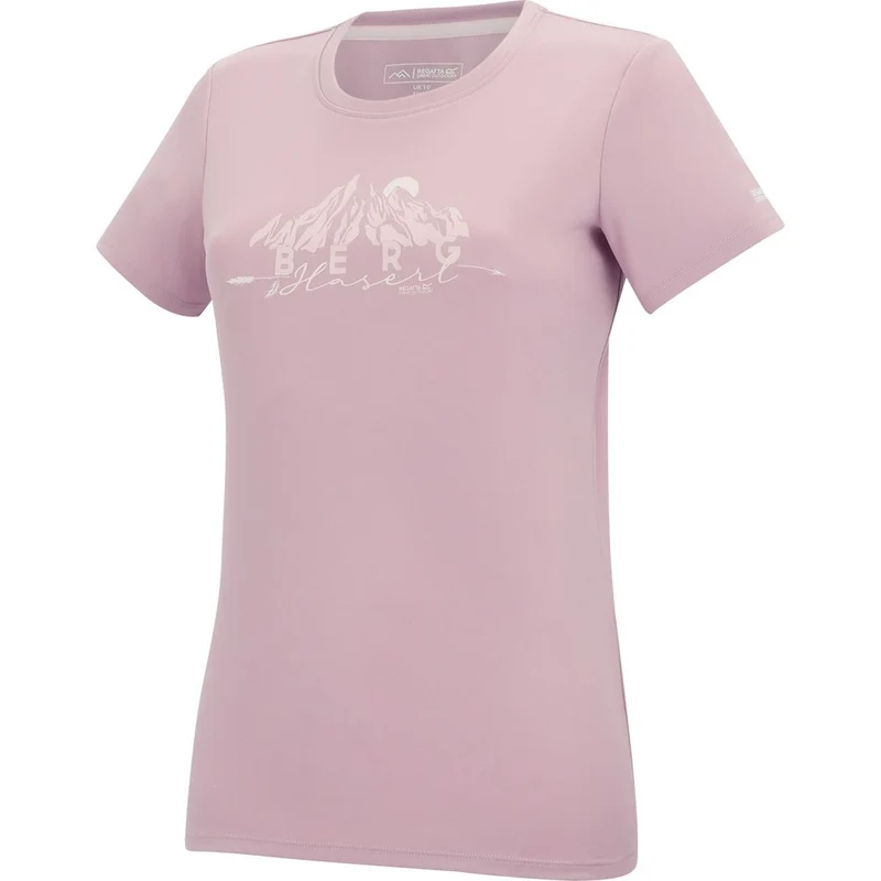 Regatta Slogan Funktionsshirt Damen powder-lilac