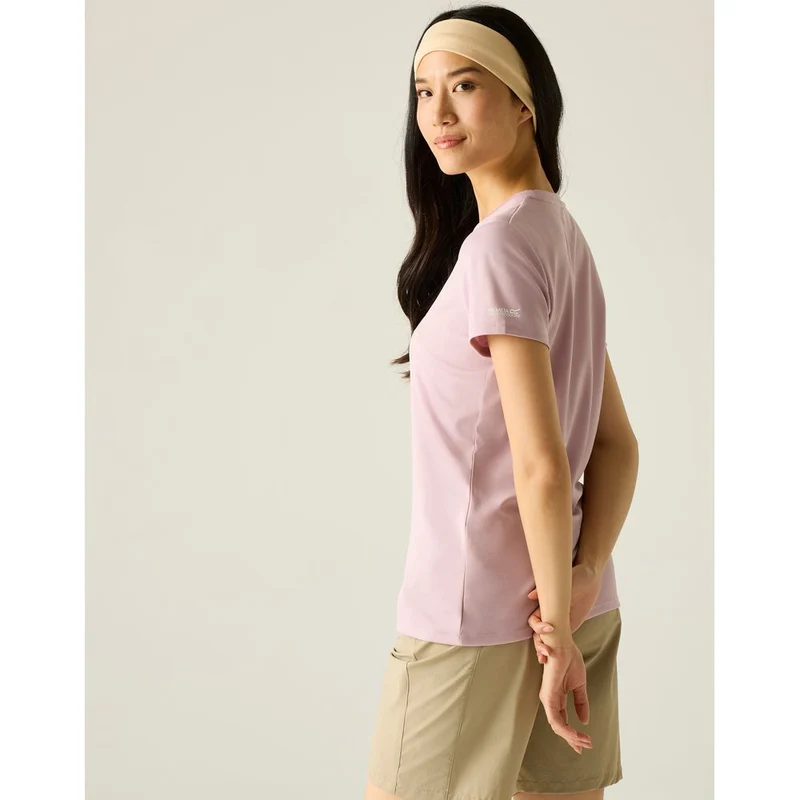 Regatta Slogan Funktionsshirt Damen powder-lilac