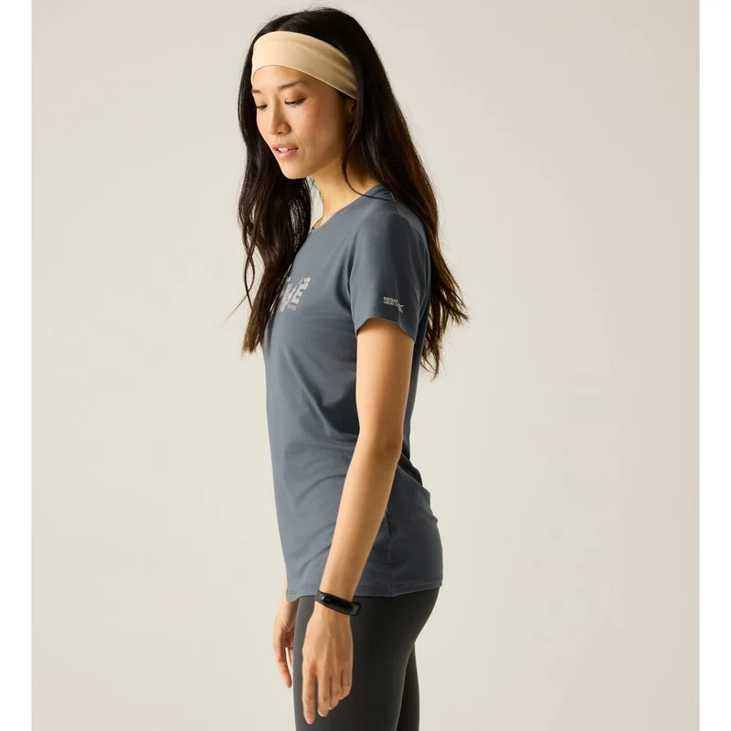 Regatta Fingal Stretch Funktionsshirt Damen dark-storm