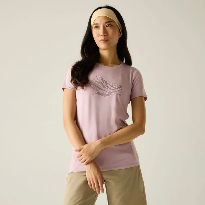 Regatta Fingal Stretch Funktionsshirt Damen powder-lilac