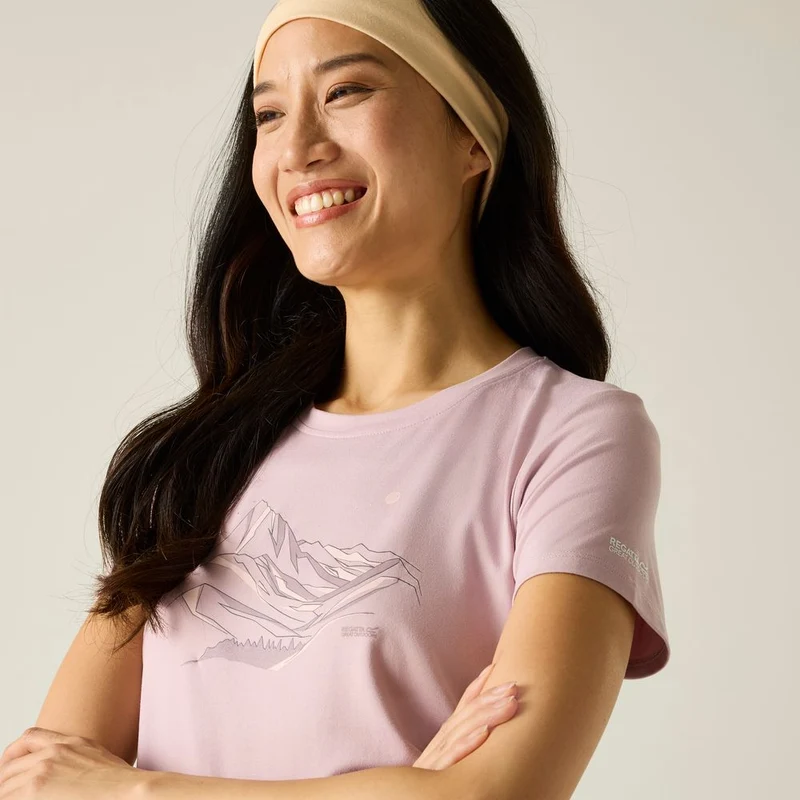 Regatta Fingal Stretch Funktionsshirt Damen powder-lilac