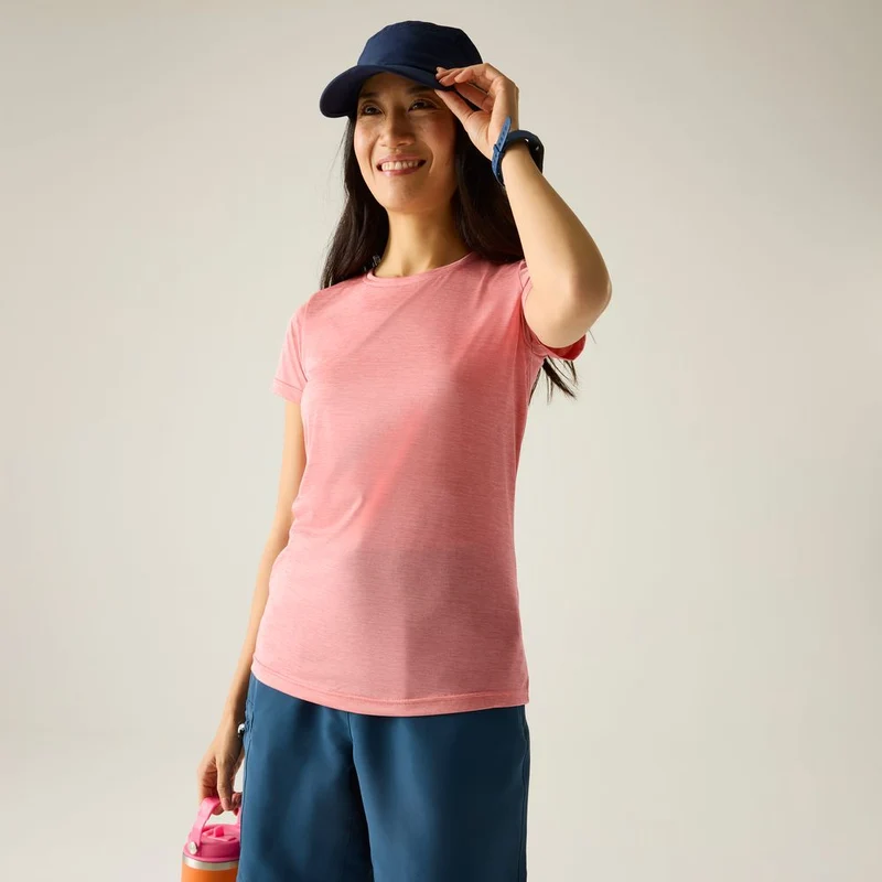 Regatta Fingal Edition T-Shirt Funktionsshirt Damen peach-pink