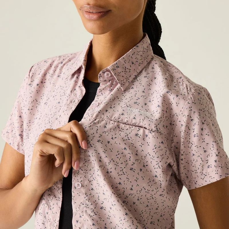 Regatta Mindano VIII Outdoorbluse Damen powder lilac - petal print