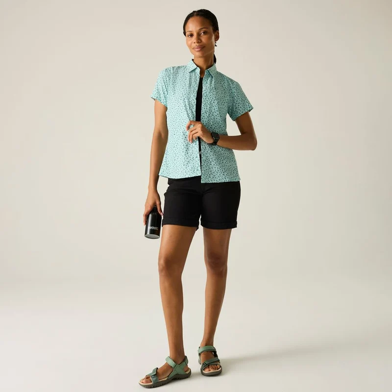 Regatta Mindano VIII Outdoor-Bluse Damen ocean petal print