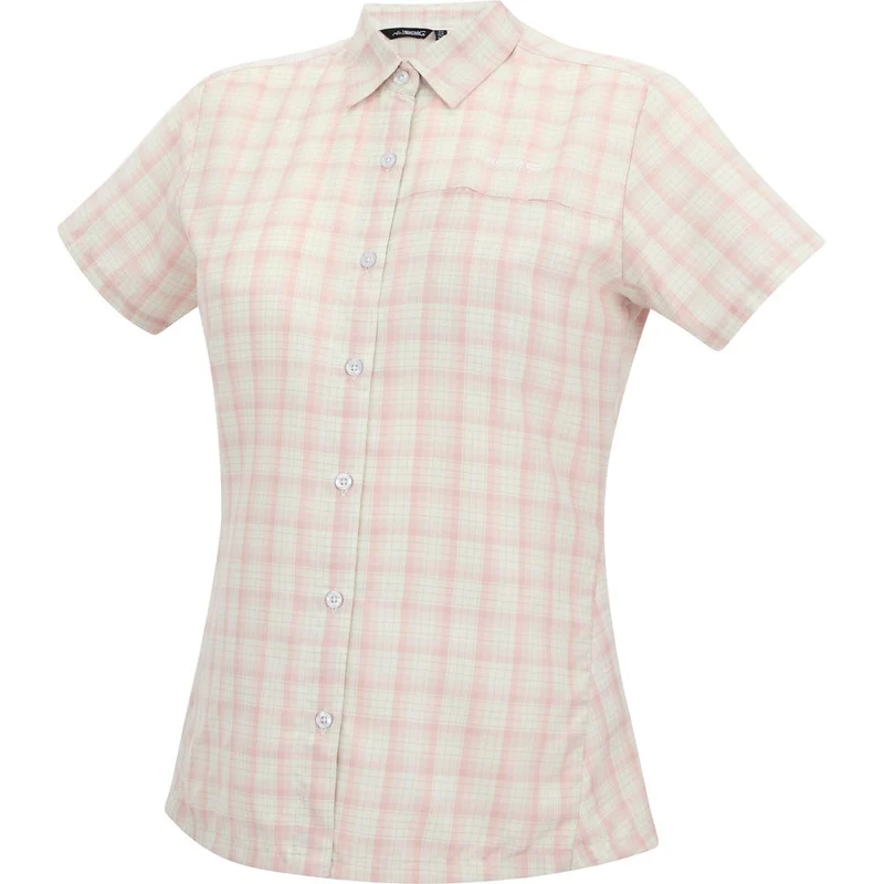 Regatta Mindano VIII Outdoor-Bluse Damen barely white - pink haze check