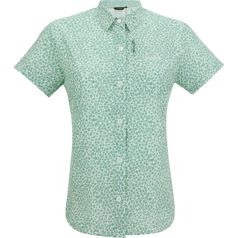 Regatta Anti-Insect Travel Light Outdoor-Bluse Damen ocean mist blossom print