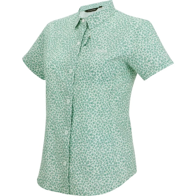 Regatta Anti-Insect Travel Light Outdoor-Bluse Damen ocean mist blossom print