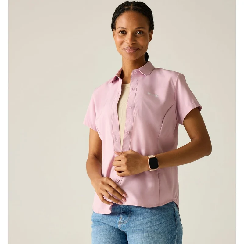 Regatta Anti-Insect Travel Light Shirt Damen powder lilac solid