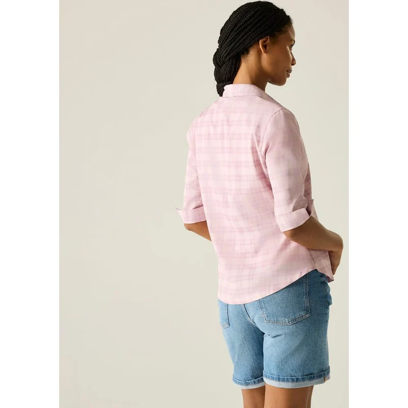 Regatta Keralin Outdoor-Bluse Damen pink haze check