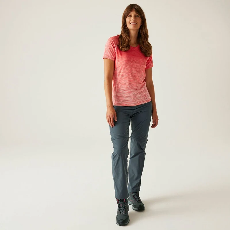 Regatta Travel Light II Zipp-Of Outdoorhose Damen seal-grey