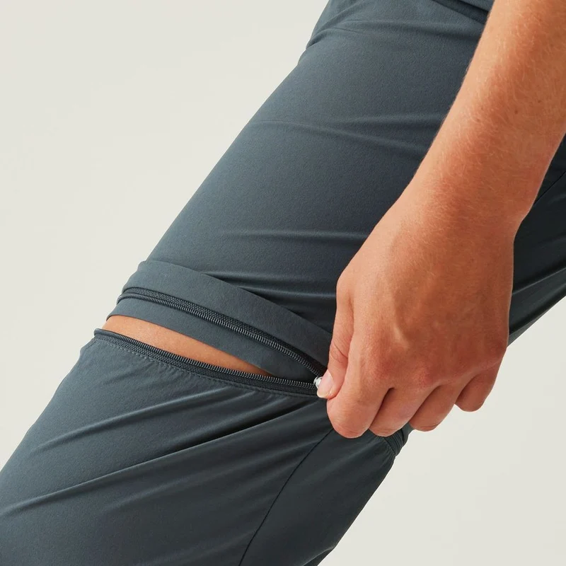 Regatta Travel Light II Zipp-Of Outdoorhose Damen seal-grey
