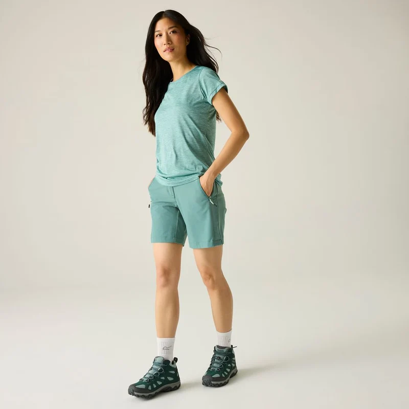 Regatta Mountain II kurze Wanderhose Damen ivy-moss