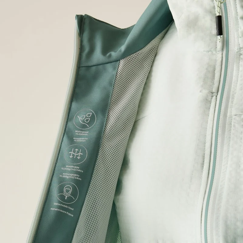 Regatta Bosfield Damen Hardshelljacke ivy-moss / ocean-mist
