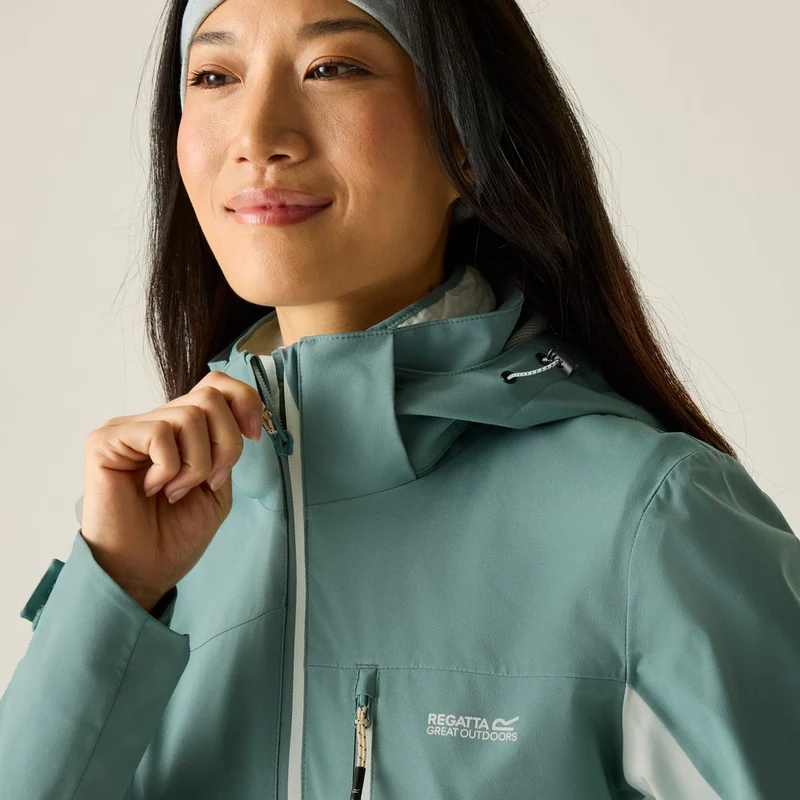 Regatta Bosfield Damen Hardshelljacke ivy-moss / ocean-mist