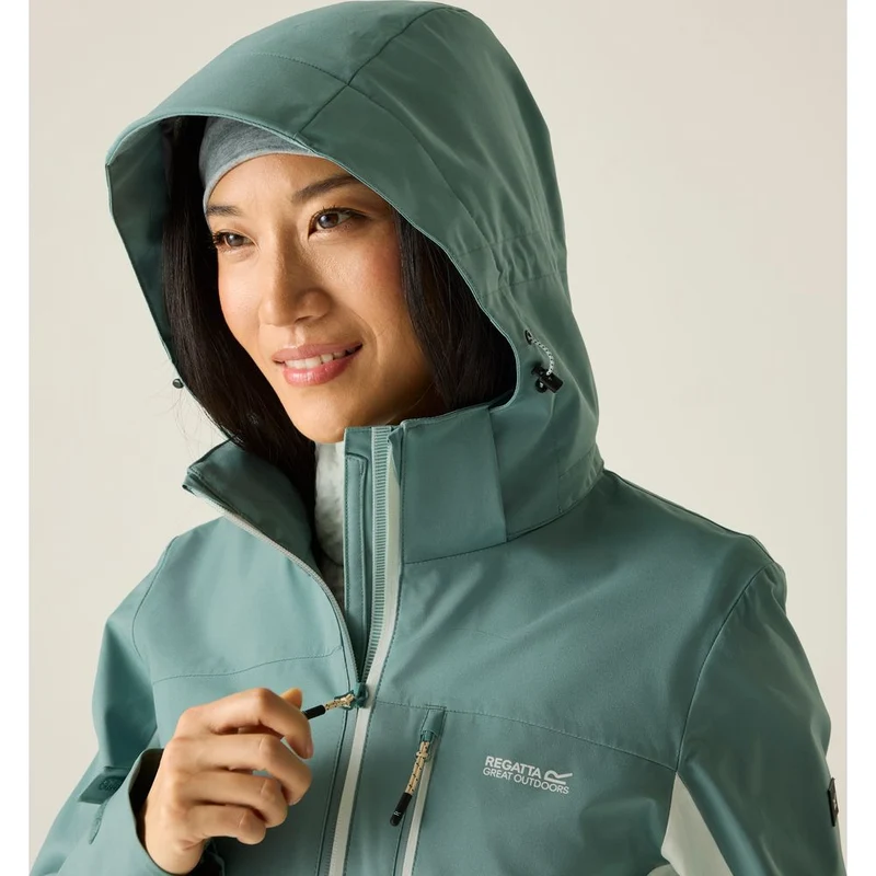 Regatta Bosfield Damen Hardshelljacke ivy-moss / ocean-mist