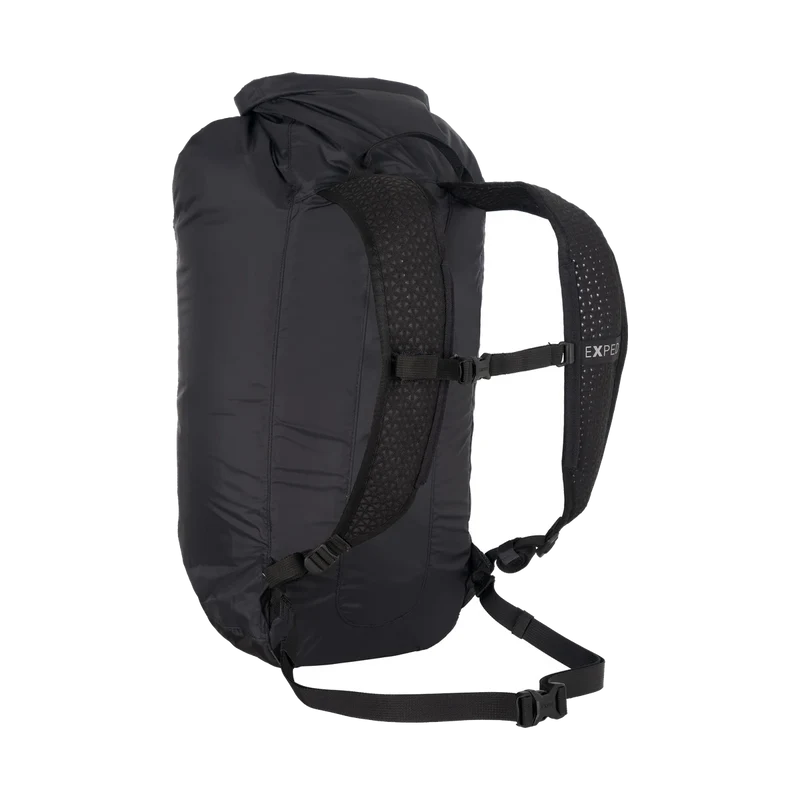 Exped Cloudburst 25 Black, wasserdichter Leichtrucksack für Trekking und Outdoor