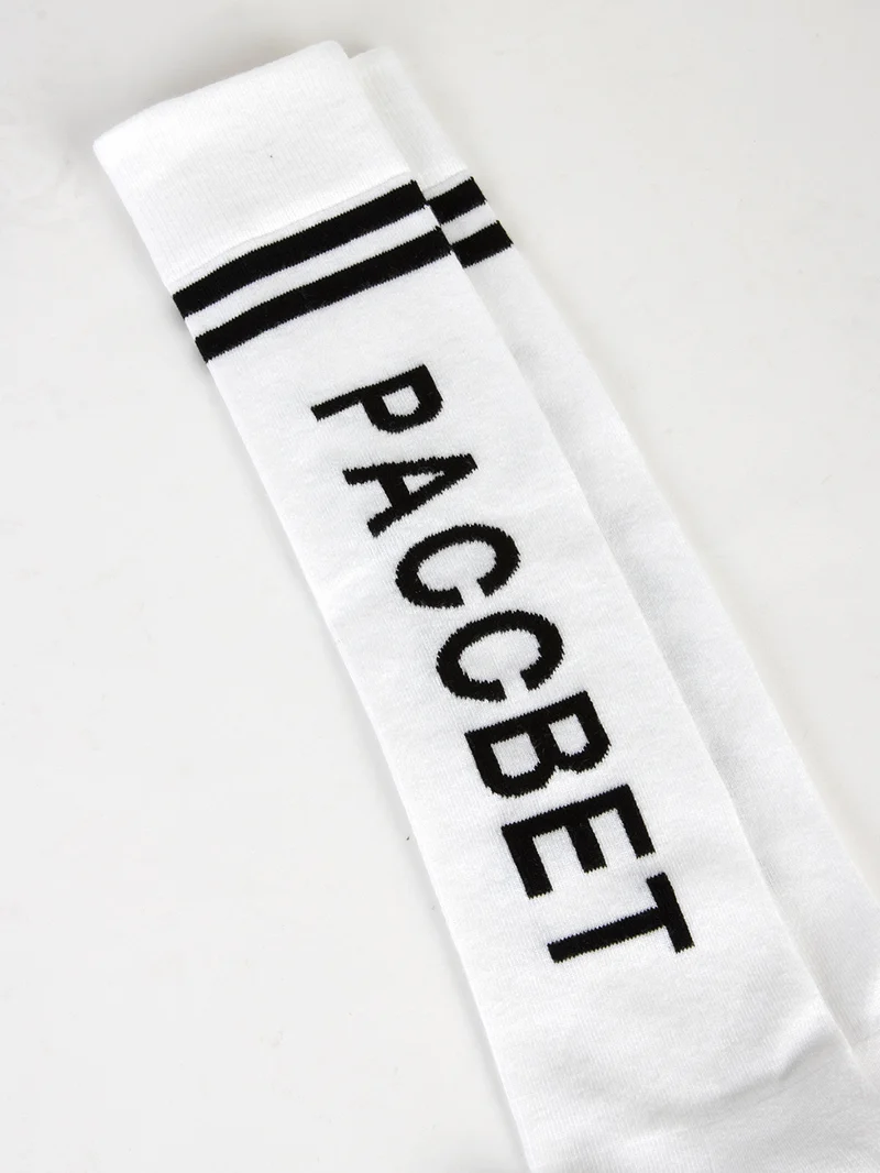 Calze lunghe con logo