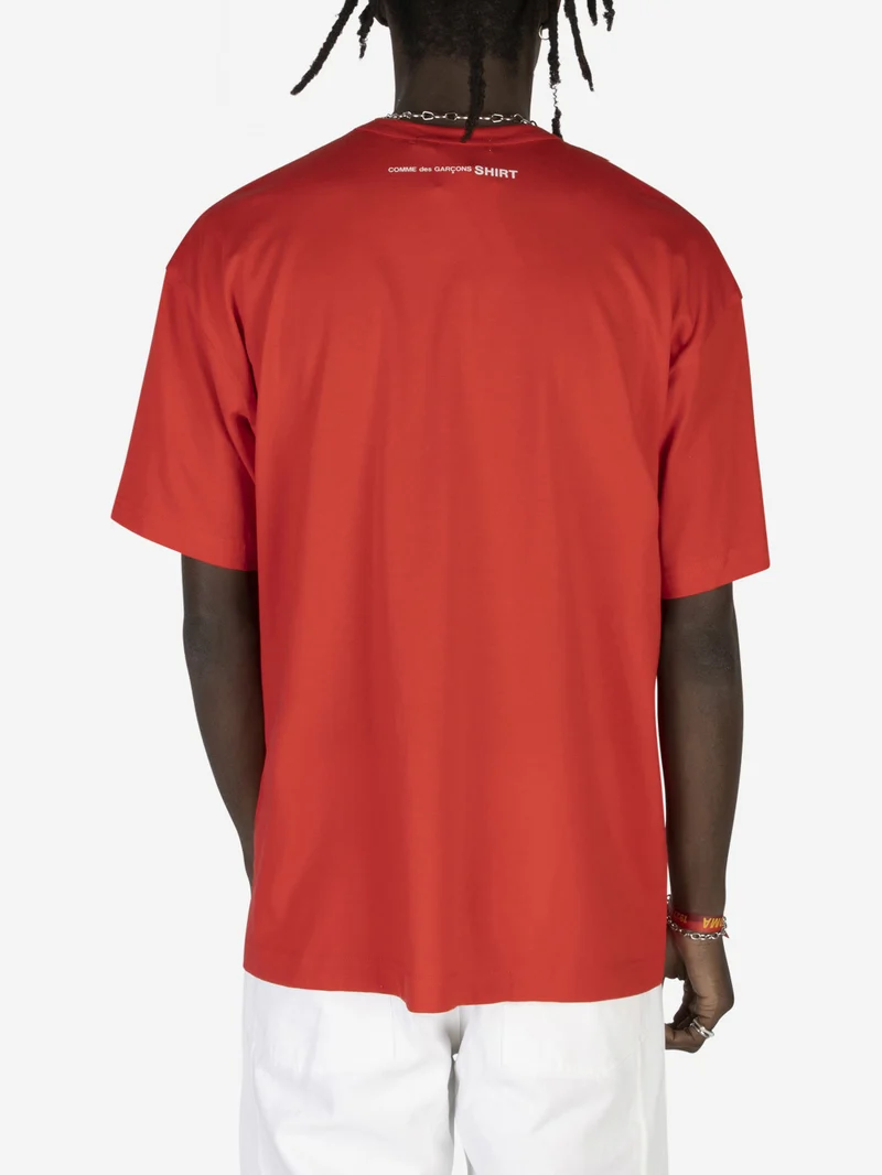 T-shirt logo in cotone