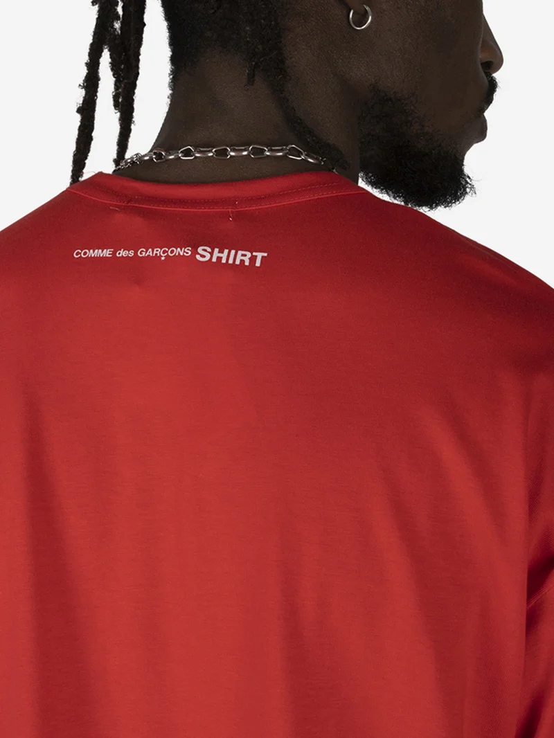 T-shirt logo in cotone