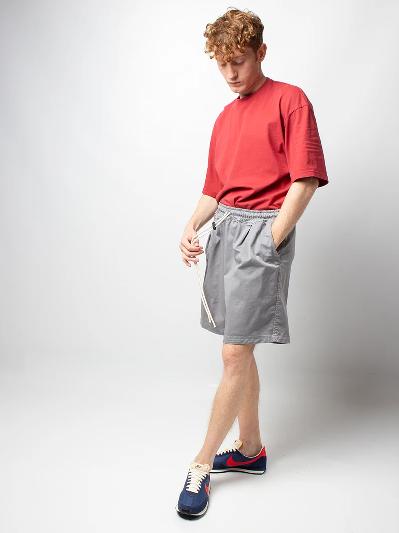 Shorts in gabardine