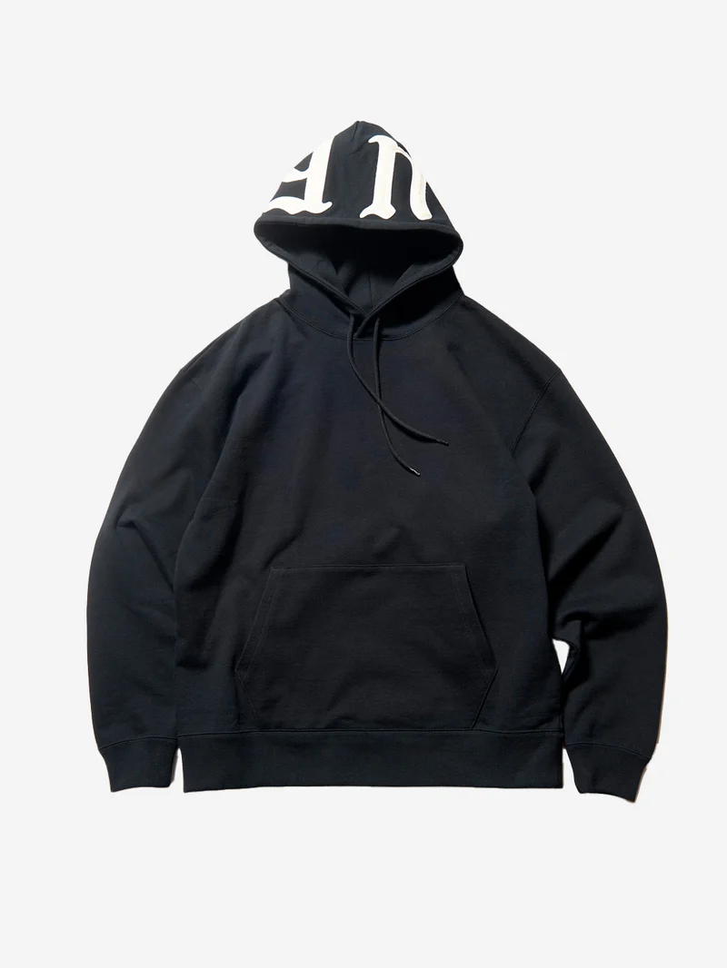 Hoodie nera Chenille