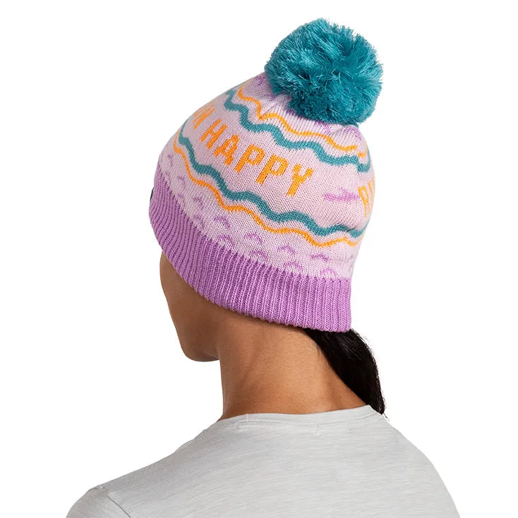 Heritage Pom Beanie Purple
