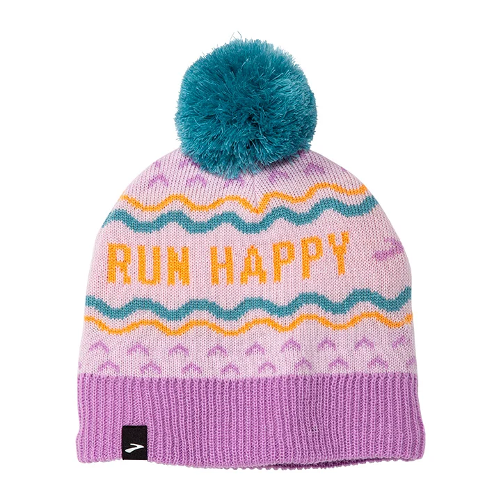 Heritage Pom Beanie Purple