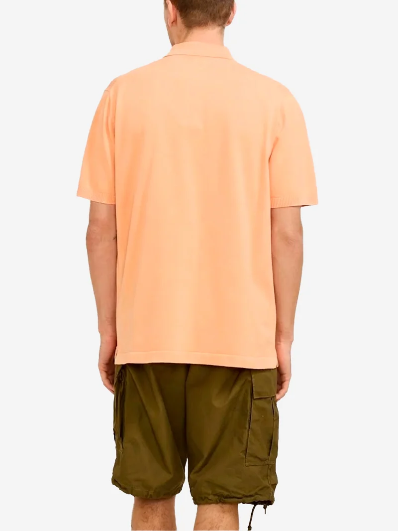 Polo arancione in maglia 12G