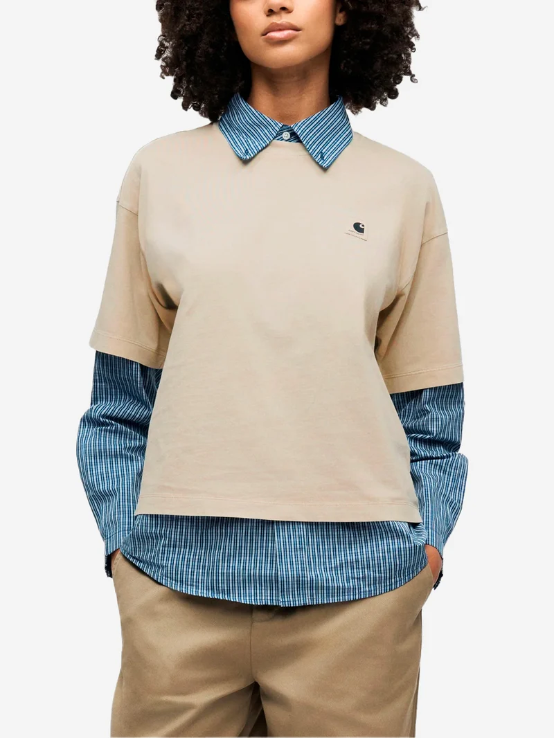 W t-shirt S/S Nelson beige